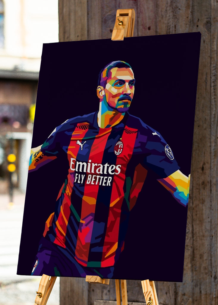 Zlatan Ibrahimović Pop Art