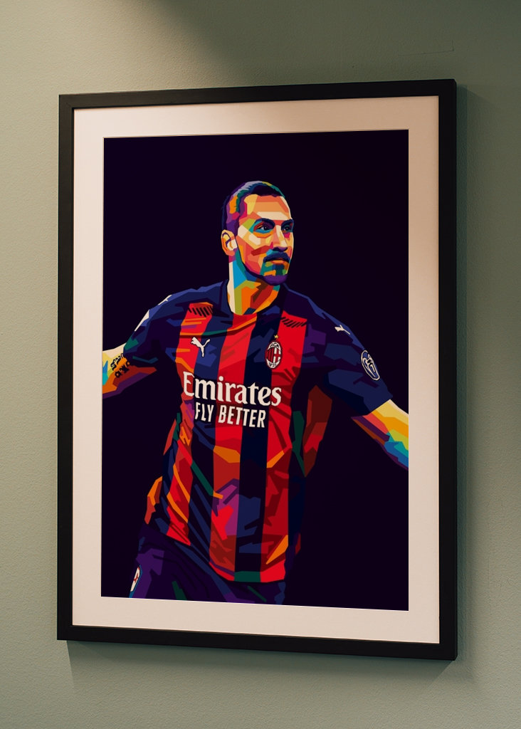 Zlatan Ibrahimović Pop Art