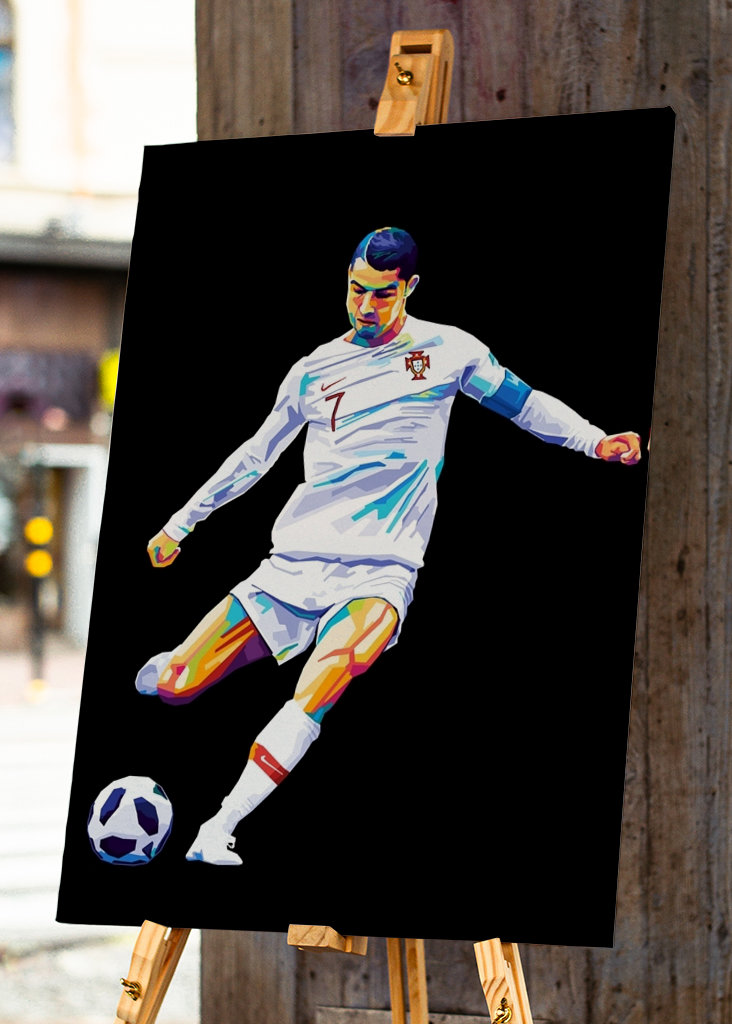 Cristiano Ronaldo Pop Art