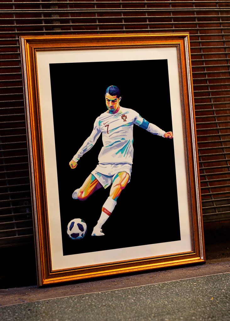 Cristiano Ronaldo Pop Art