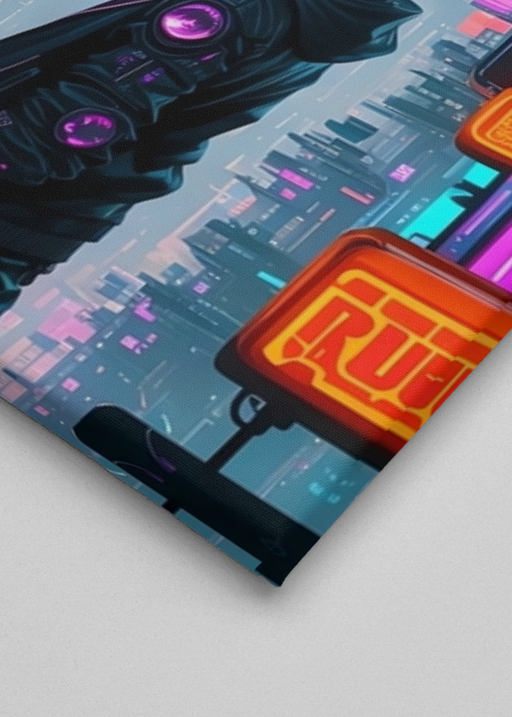 Fantastisk cyberpunk by