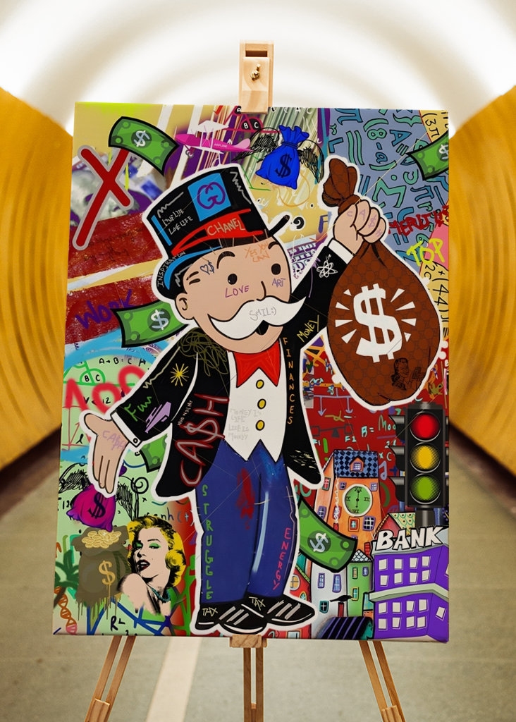 Pop Art Mr. Monopoly NYC 