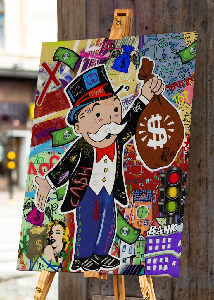 Pop Art Mr. Monopoly NYC 