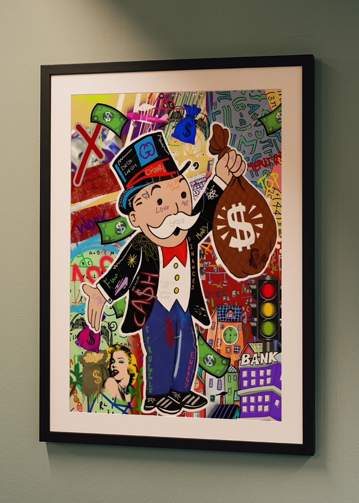 Pop Art Mr. Monopoly NYC 