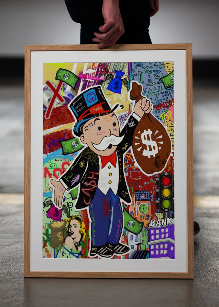 Pop Art Mr. Monopoly NYC 