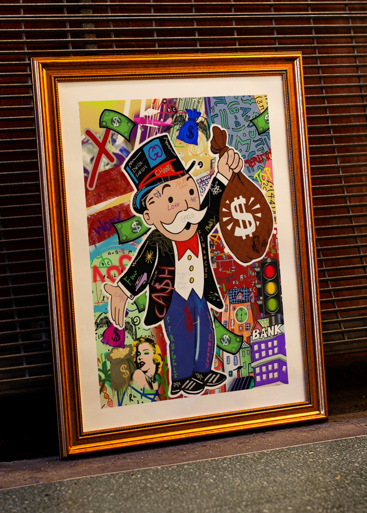 Pop Art Mr. Monopoly NYC 