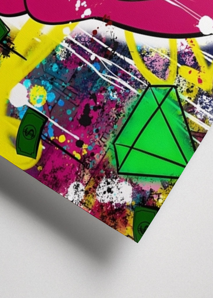 Arte Pop Pantera Rosa Arte Dinero