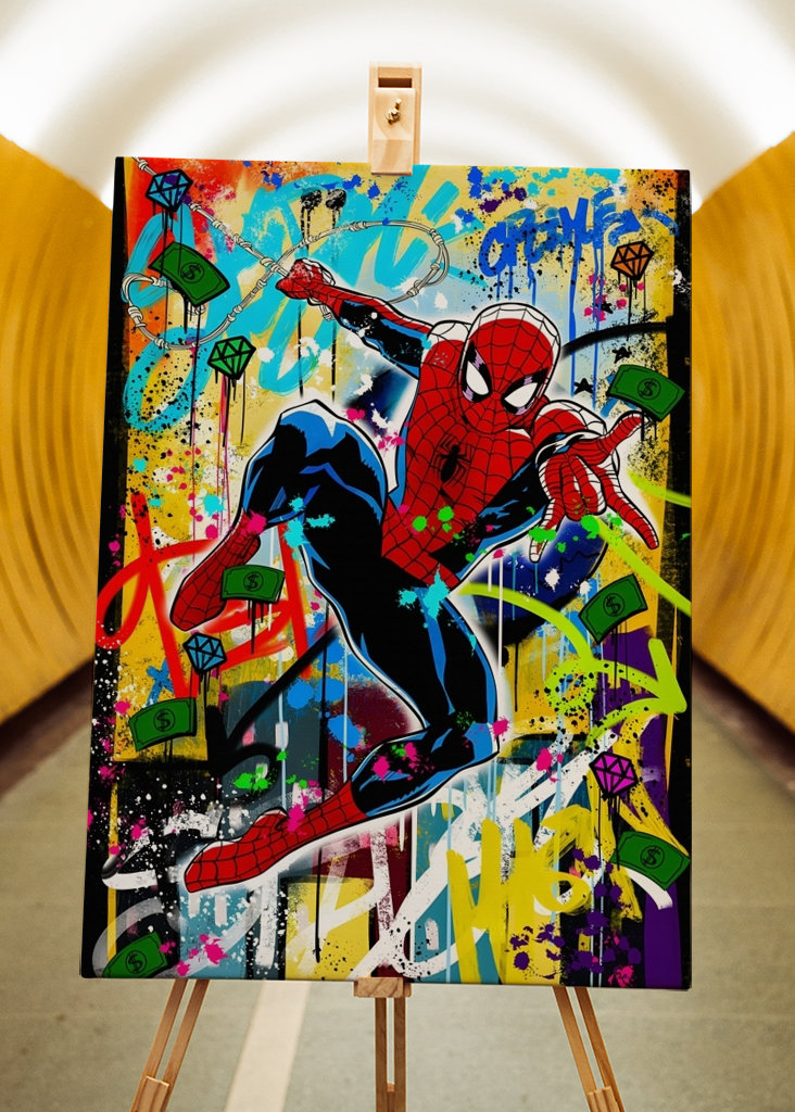 Plátno Pop Art Spiderman