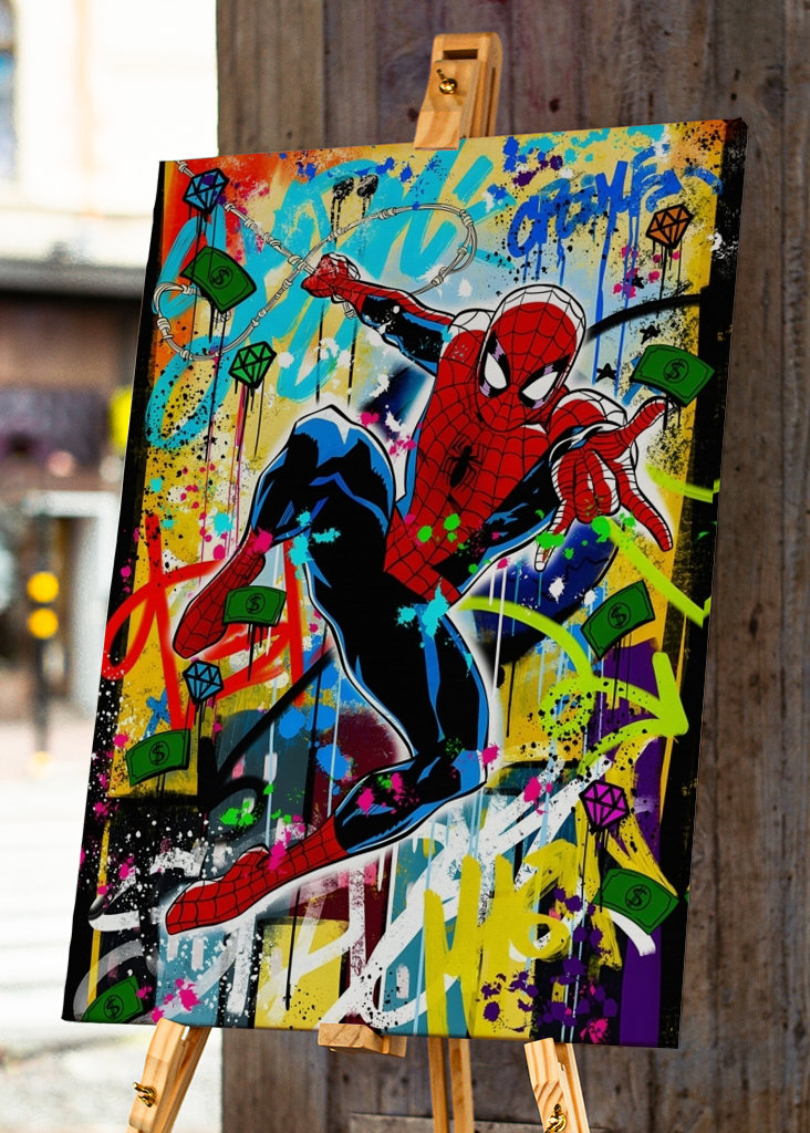 Plátno Pop Art Spiderman