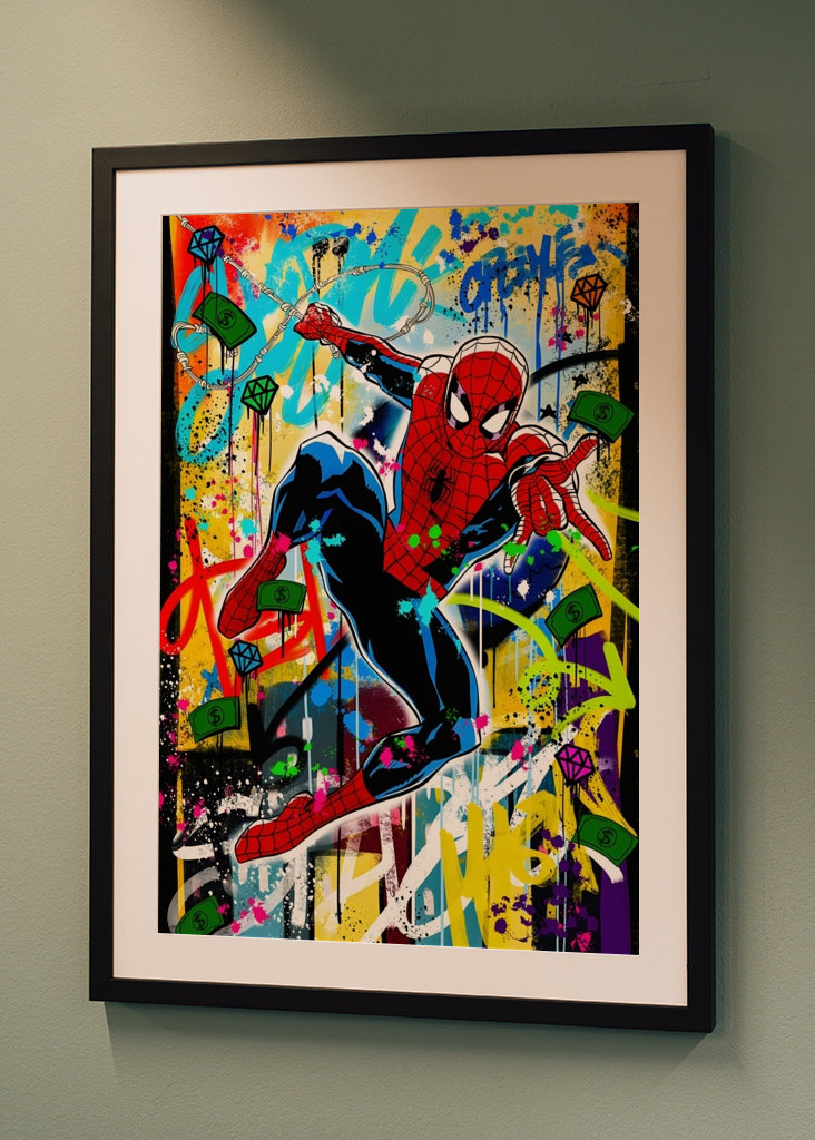 Plátno Pop Art Spiderman