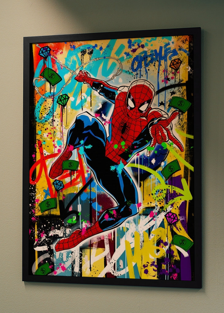 Plátno Pop Art Spiderman