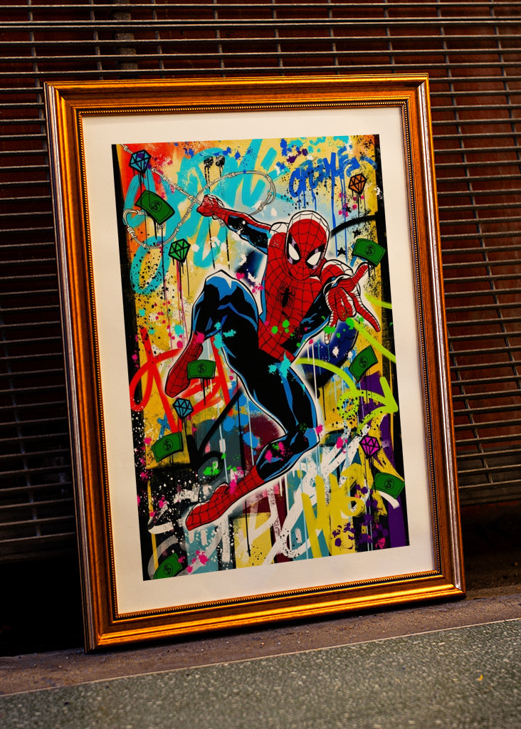 Plátno Pop Art Spiderman