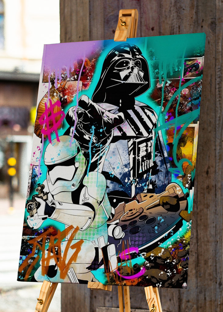 Lienzo Pop Art Star War