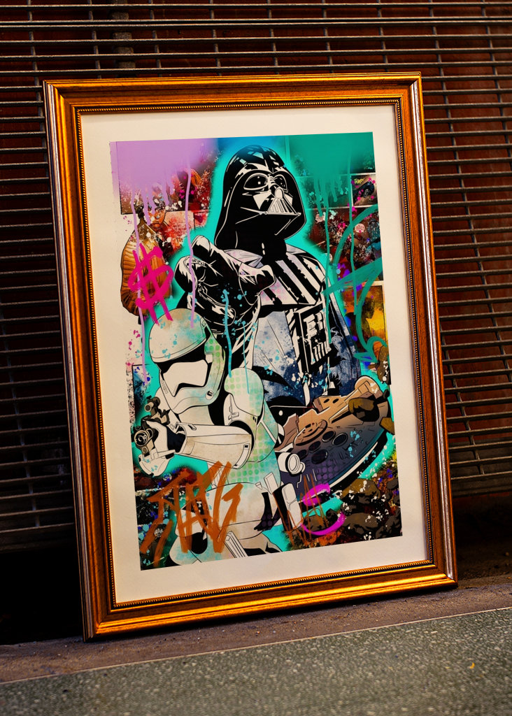 Lienzo Pop Art Star War