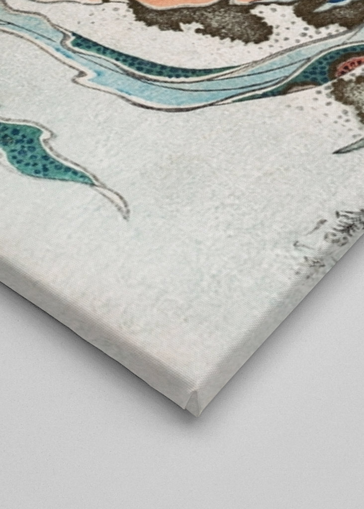 Hokusai Donna Giapponese Vintage