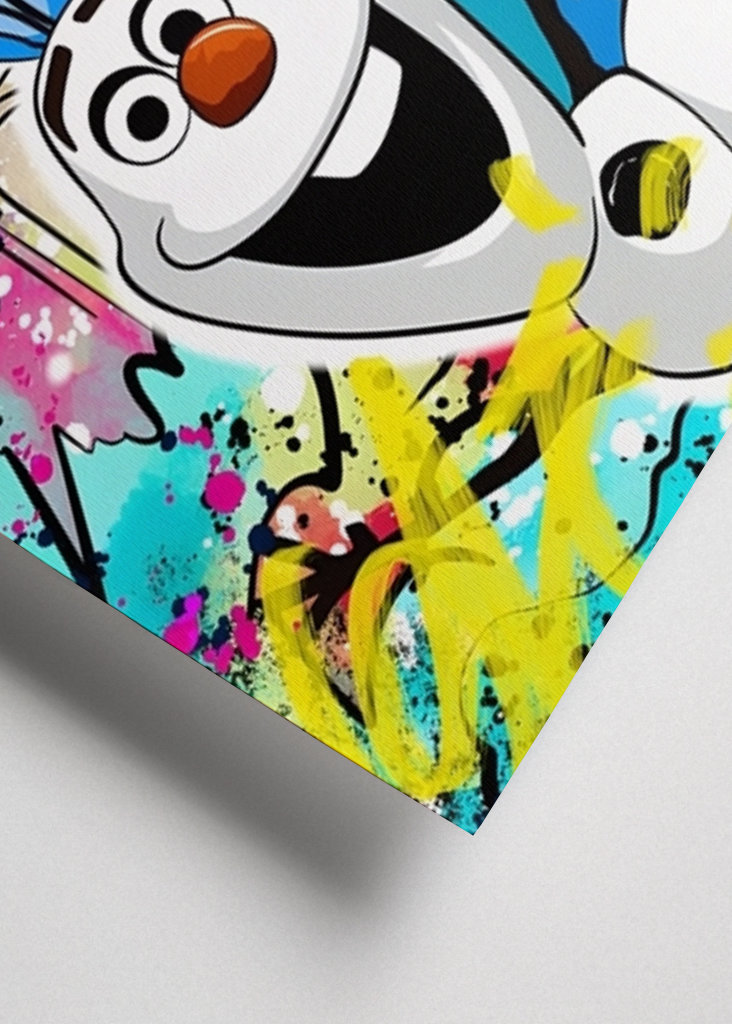 Princesa Disney Lienzo arte pop