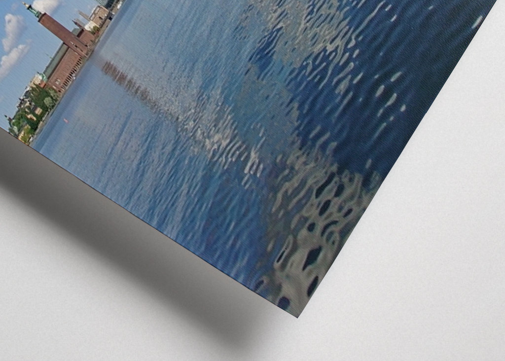 Blick auf ein sommerliches Stockholm