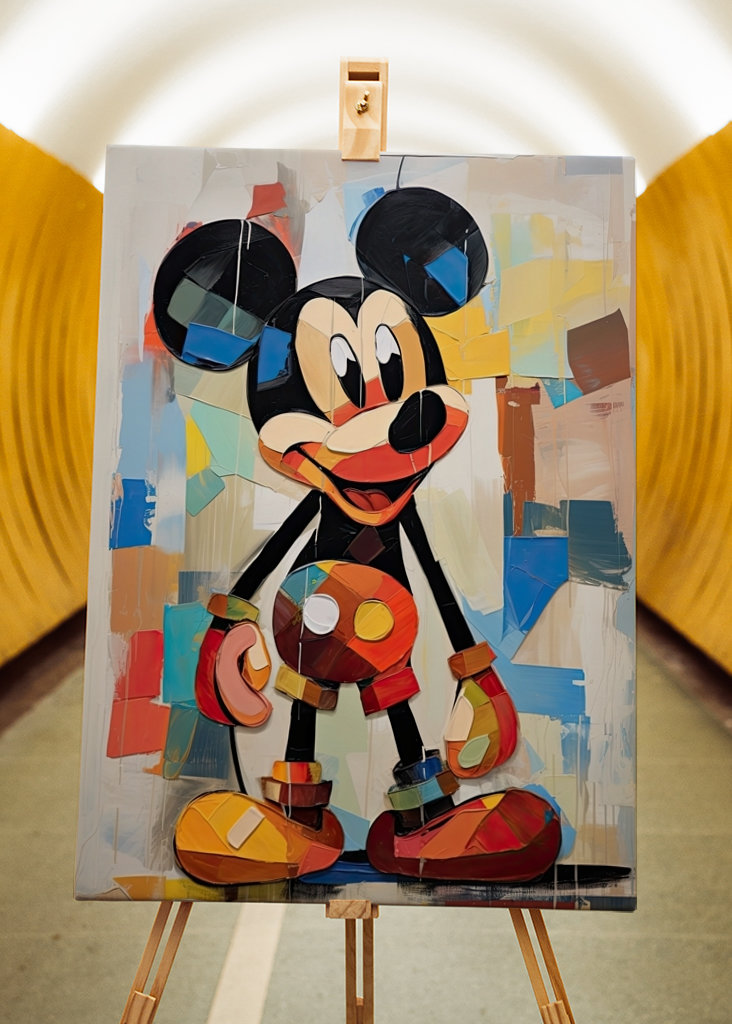 Minimalistinen Mikki Hiiri