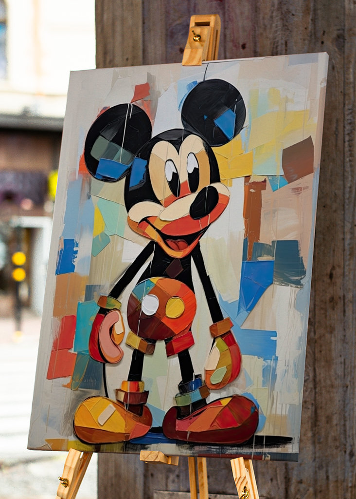 Minimalistinen Mikki Hiiri