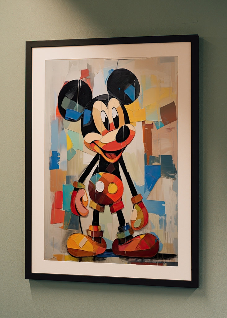 Minimalistinen Mikki Hiiri