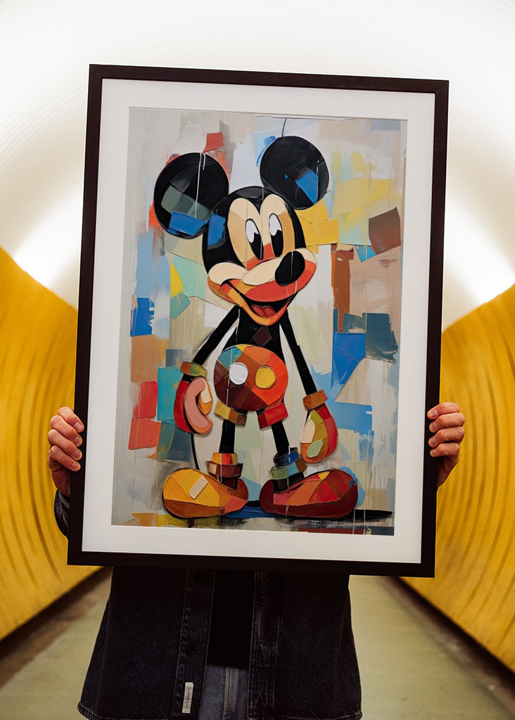 Minimalistinen Mikki Hiiri