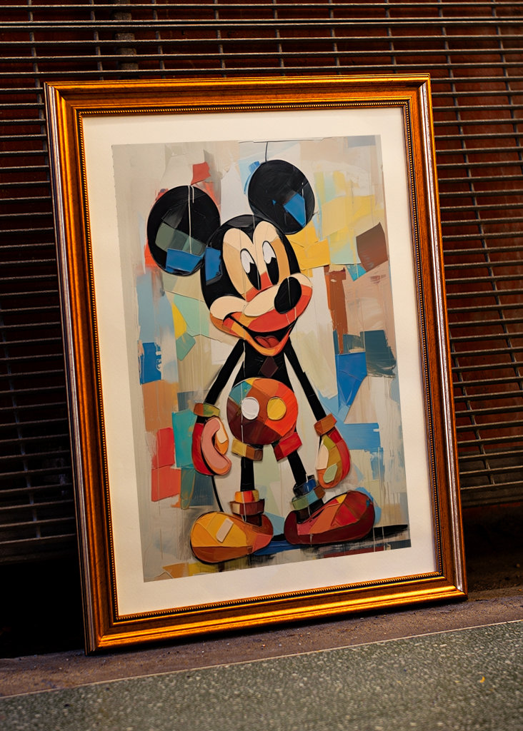 Minimalistinen Mikki Hiiri