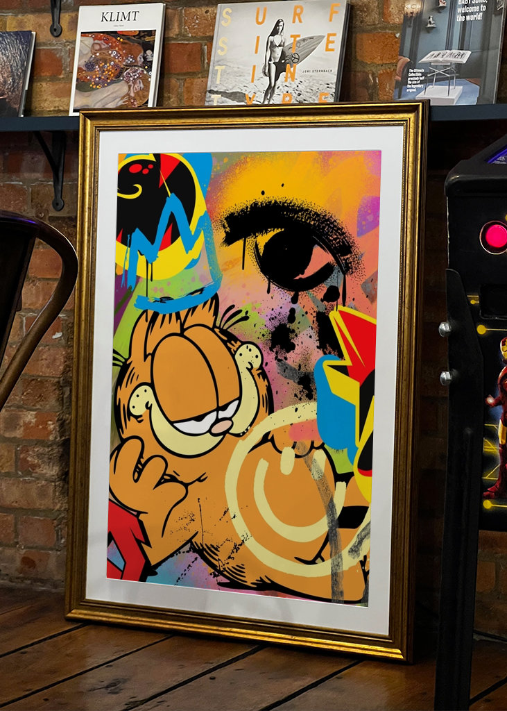 Garfield Straßenkunst