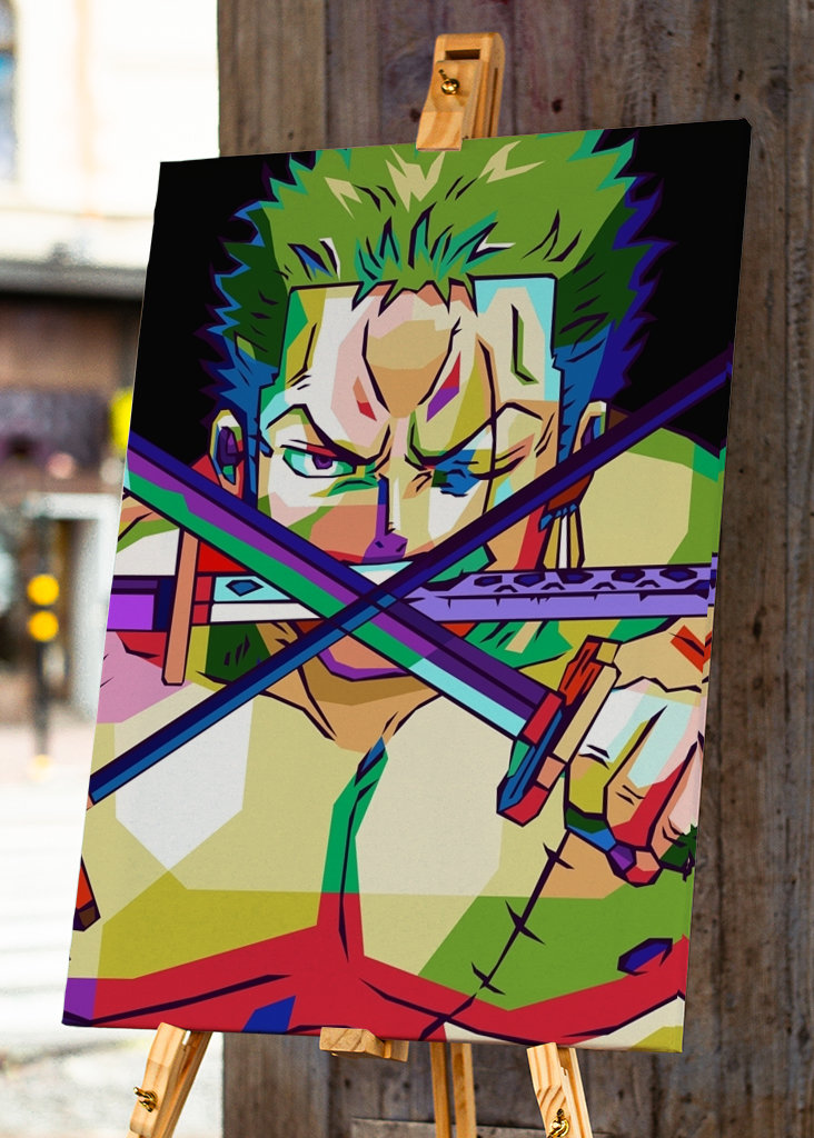 Roronoa Zoro Pop Art Anime