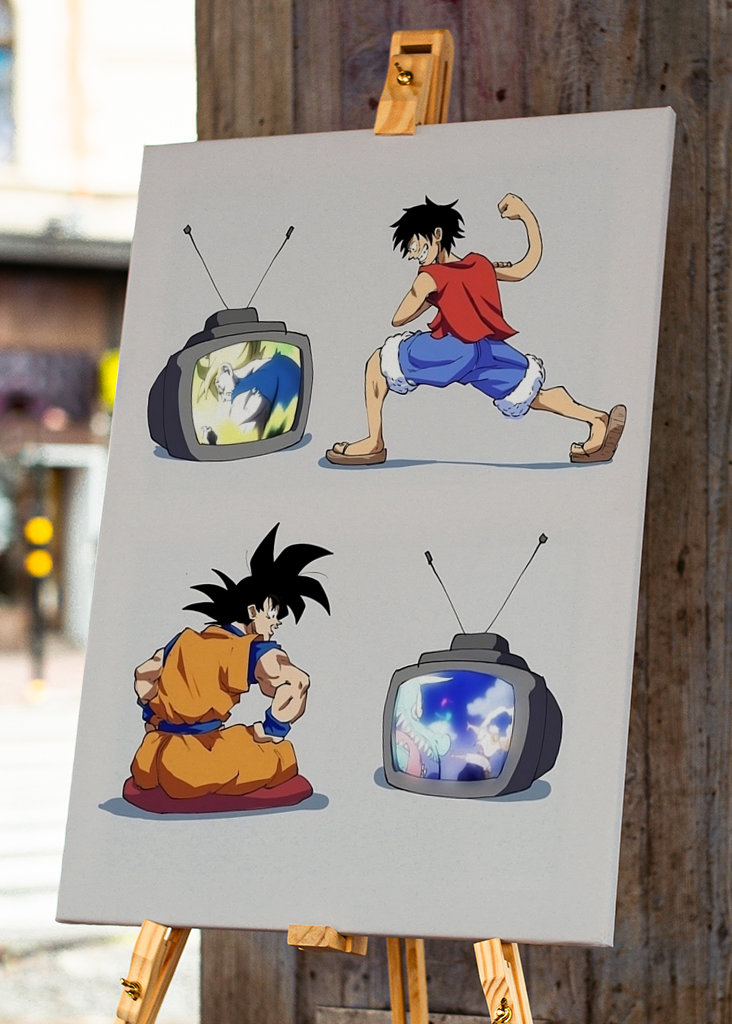 Televize Luffy Goku
