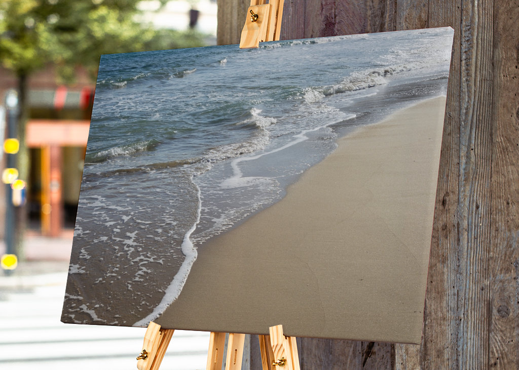 Eau de mer, vagues et sable