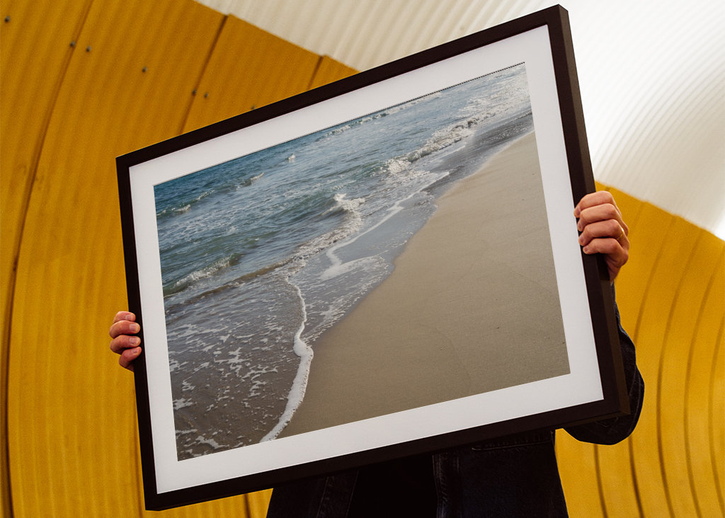 Eau de mer, vagues et sable