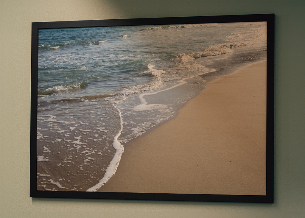 Eau de mer, vagues et sable