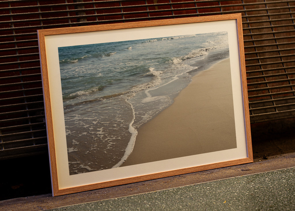 Eau de mer, vagues et sable