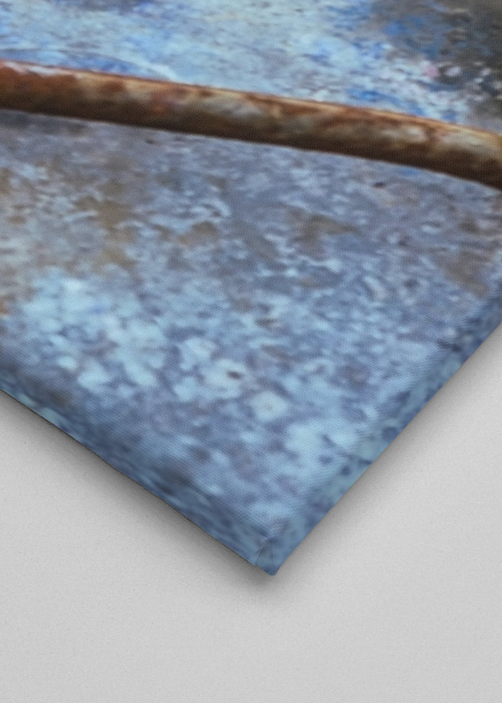 Contenedor de granja de zinc vintage.