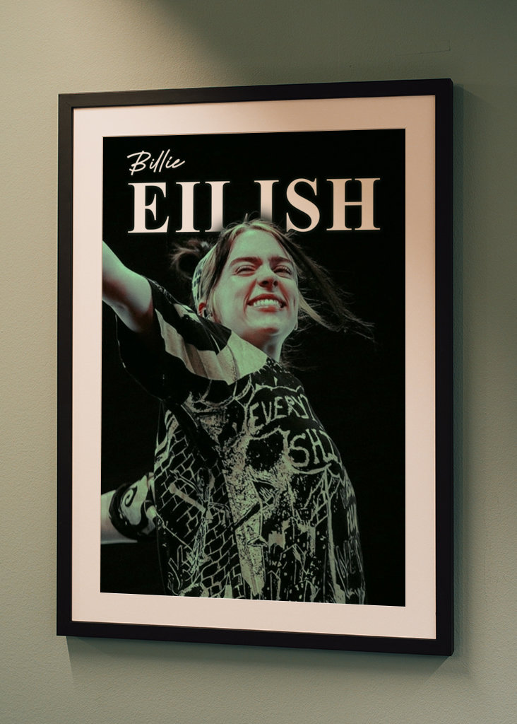 Billie Eilish Potrait Vintage