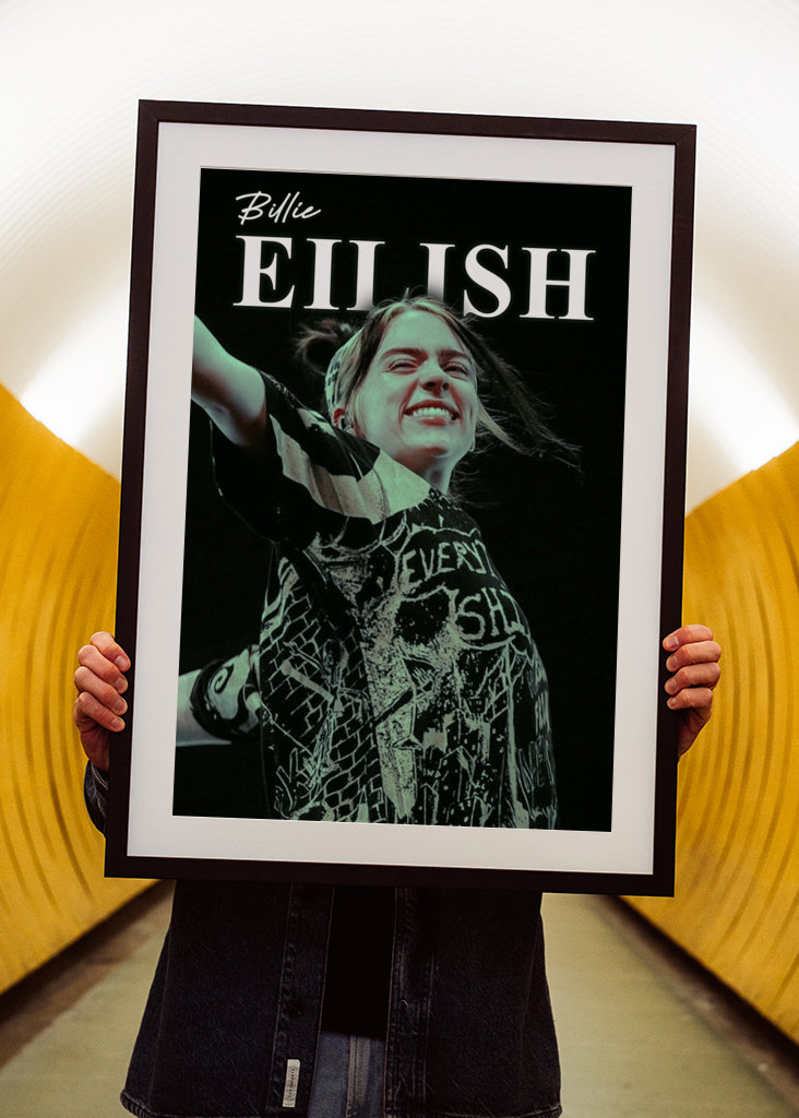 Billie Eilish Potrait Vintage