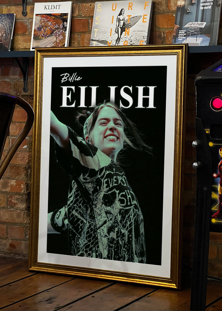 Billie Eilish Potrait Vintage