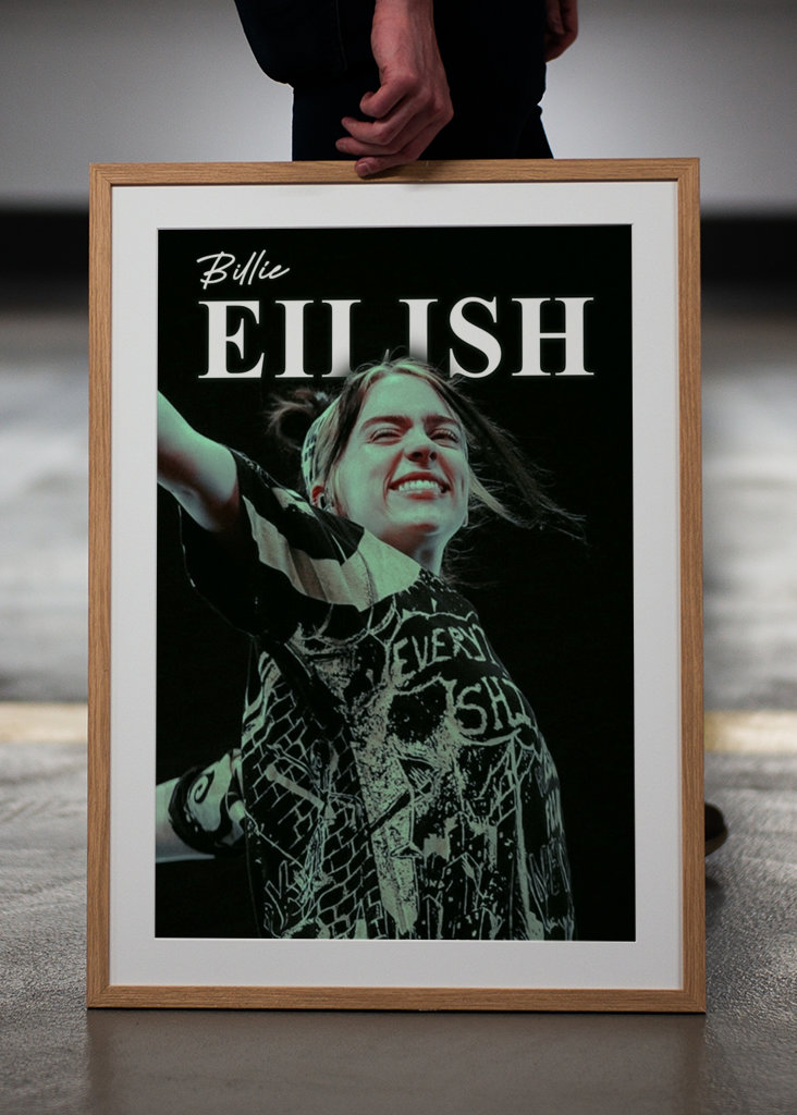 Billie Eilish Potrait Vintage