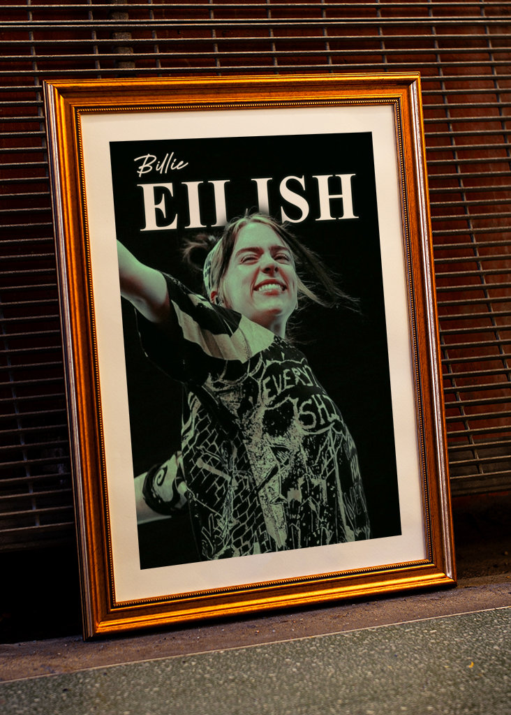Billie Eilish Potrait Vintage