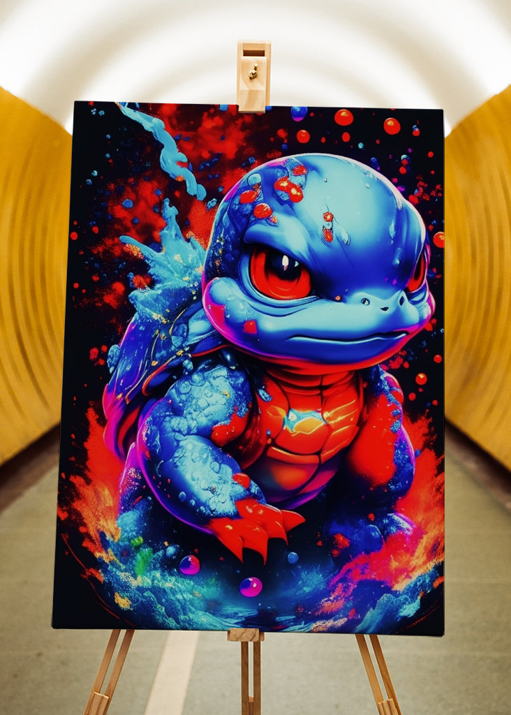 Squirtle Neon - Pokemon