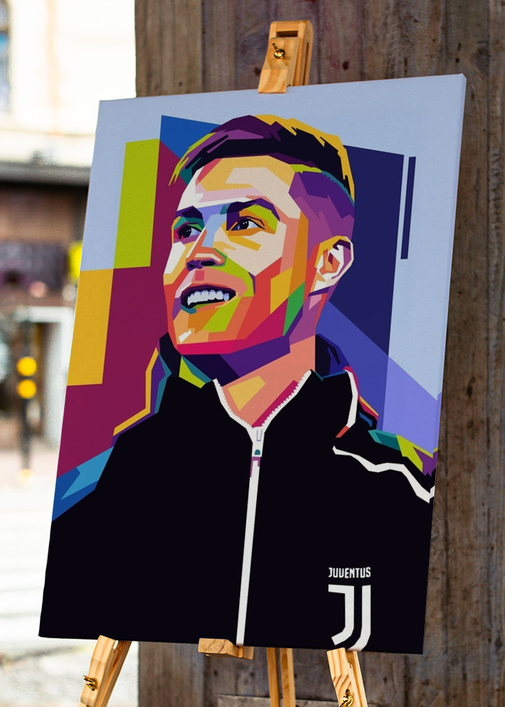C Ronaldo Wpap Pop Art