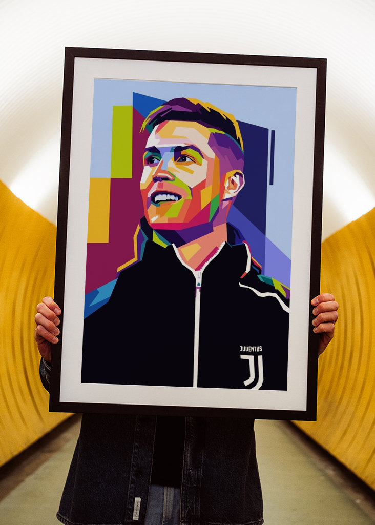 C Ronaldo Wpap Pop Art