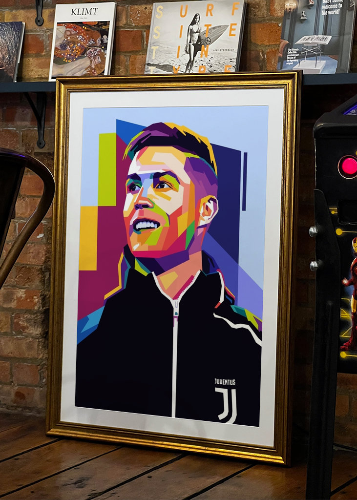 C Ronaldo Wpap Pop Art