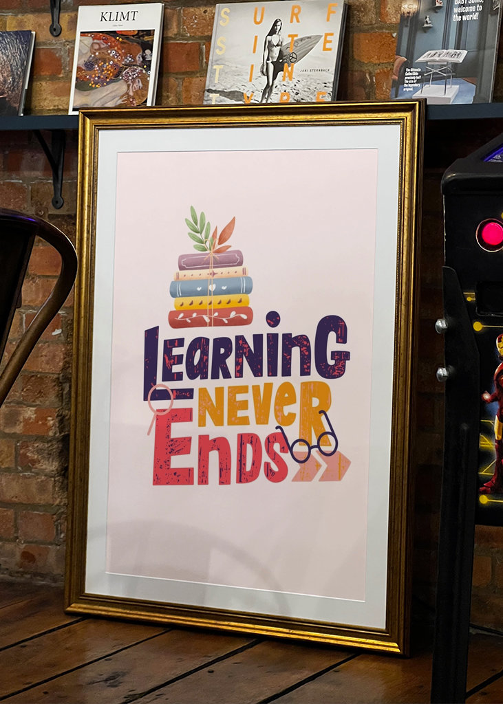 Learning Never Ends Quote