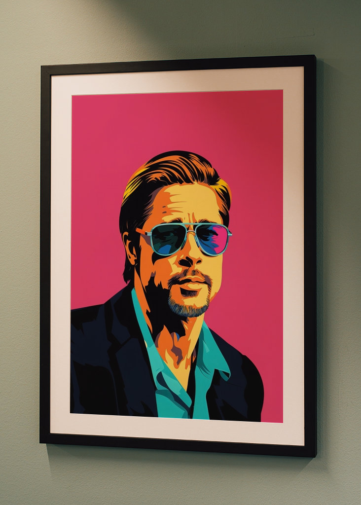 Brad Pitt Pop Art