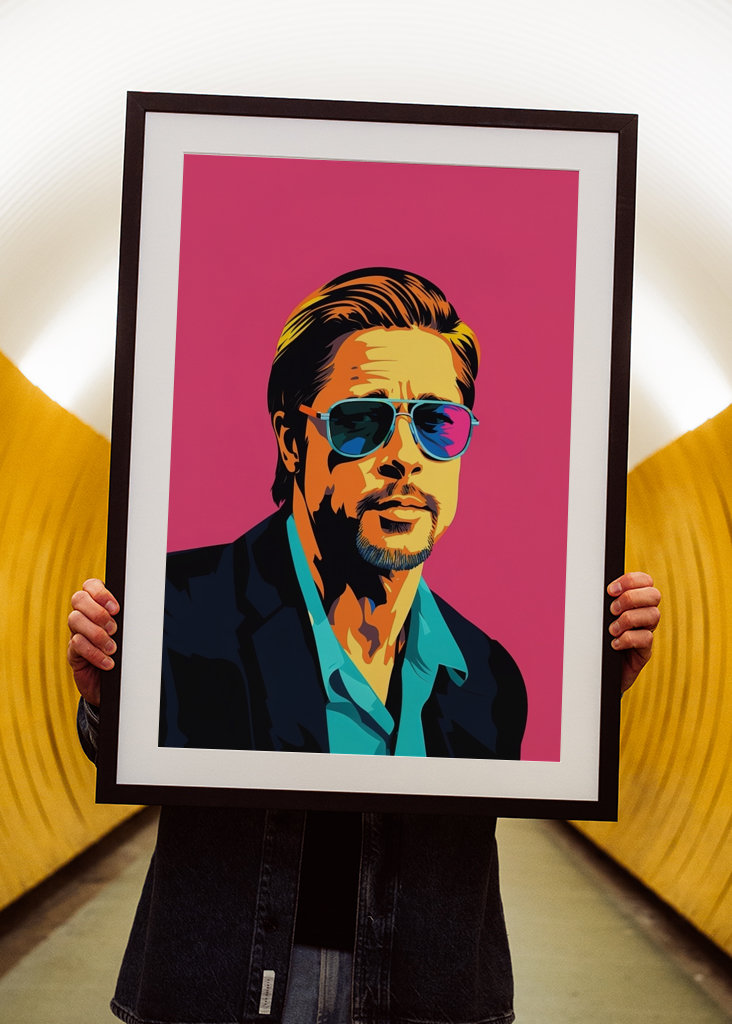 Brad Pitt Pop Art