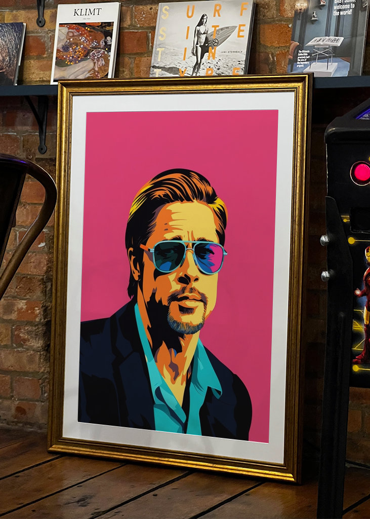Brad Pitt Pop Art