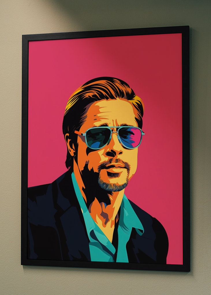 Brad Pitt Pop Art