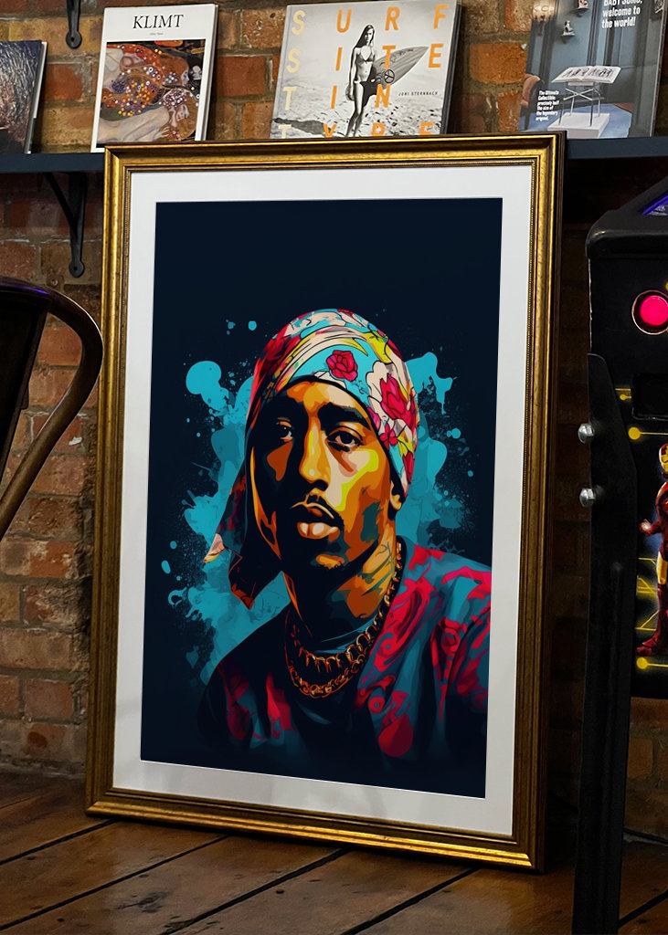 Tupac Shakur (2Pac) Pop Art