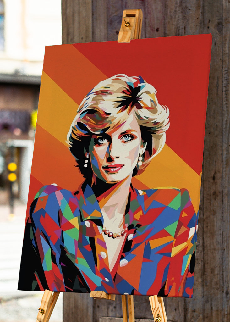 Prinzessin Diana Pop Art